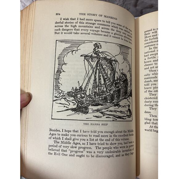 The Story of Mankind Hendrik Van Loon 1921 - Picture 5 of 9
